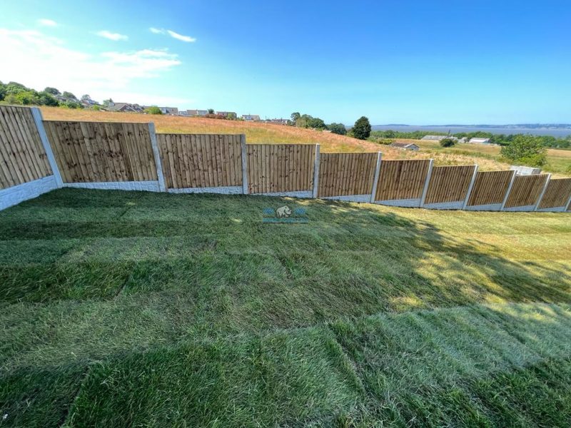 Rhino pave turf lawn and fence installation in bagillt flintshire 10.jpeg